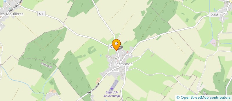 localisation de l'entreprise MONSIEUR GEORGES GUIGUE  SERMANGE
