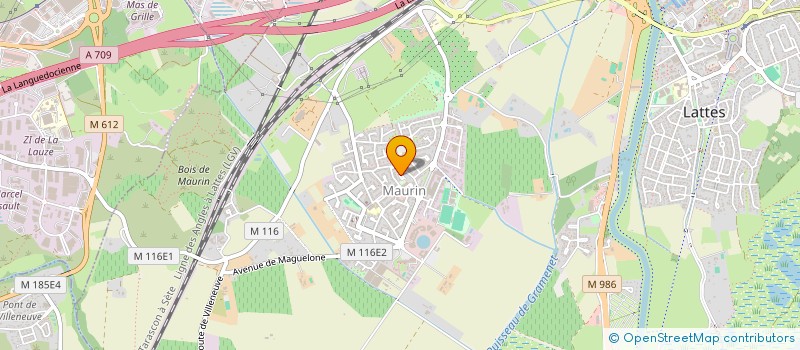 localisation de l'entreprise MONSIEUR GEORGES GUIGUI à LATTES