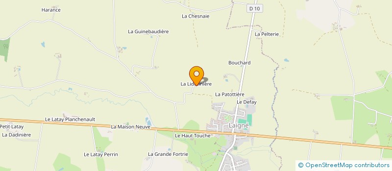 localisation de l'entreprise MONSIEUR GEORGES GUIOUILLER à PREE-D'ANJOU