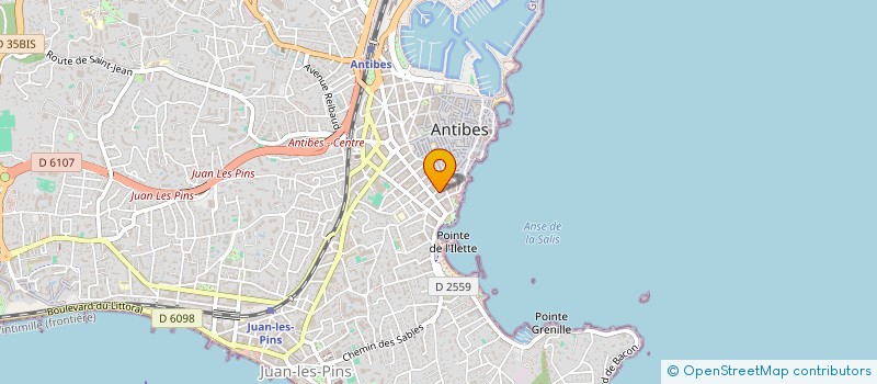 localisation de l'entreprise MONSIEUR GEORGES GUIRAUD à ANTIBES