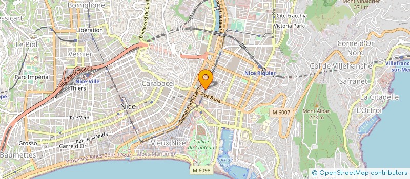 localisation de l'entreprise MONSIEUR GEORGES GUIRCHOWSKI à NICE