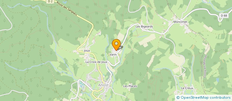 localisation de l'entreprise MONSIEUR GEORGES GUYARD  ANOST