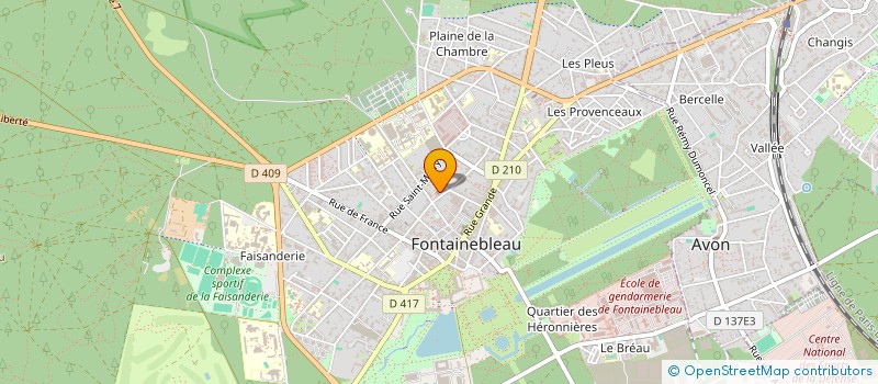 localisation de l'entreprise MONSIEUR GEORGES HABRA à FONTAINEBLEAU