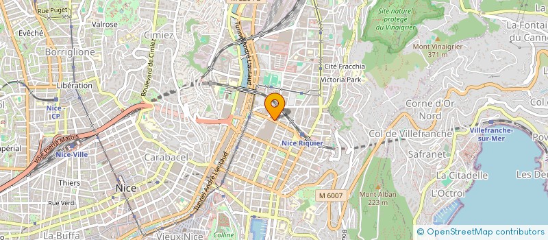 localisation de l'entreprise MONSIEUR GEORGES HAMM à NICE