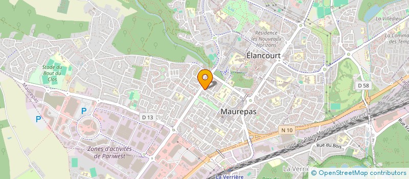 localisation de l'entreprise MONSIEUR GEORGES HARB  MAUREPAS