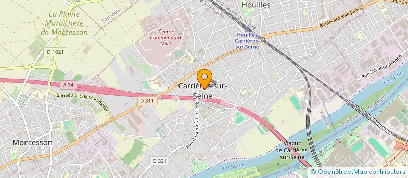 localisation de l'entreprise MONSIEUR GEORGES HASSOUN à CARRIERES SUR SEINE