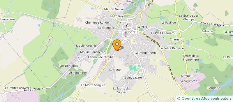 localisation de l'entreprise MONSIEUR GEORGES HEAU à LORRIS