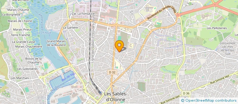 localisation de l'entreprise MONSIEUR GEORGES HEDANT à LES SABLES D'OLONNE