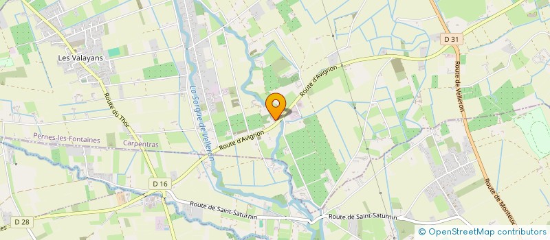 localisation de l'entreprise MONSIEUR GEORGES HELMER  PERNES-LES-FONTAINES