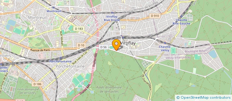 localisation de l'entreprise MONSIEUR GEORGES HEMERY à VIROFLAY