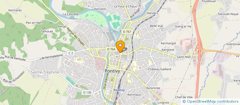 localisation de l'entreprise MONSIEUR GEORGES HENO  PONTIVY