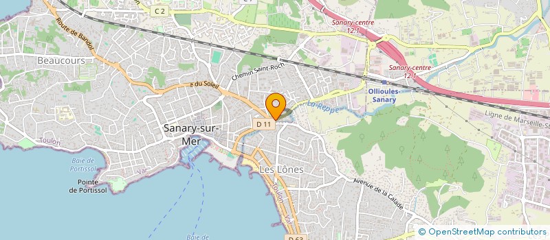 localisation de l'entreprise MONSIEUR GEORGES-HENRI POGGI à SANARY-SUR-MER