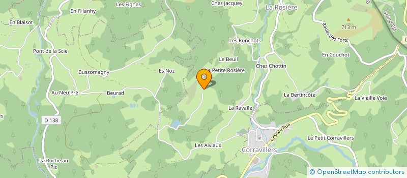 localisation de l'entreprise MONSIEUR GEORGES HENRY  BEULOTTE-SAINT-LAURENT