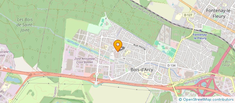 localisation de l'entreprise MONSIEUR GEORGES HERNAEZ  BOIS-D'ARCY