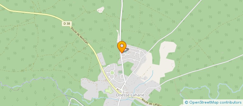 localisation de l'entreprise MONSIEUR GEORGES HIGOA  ONESSE-LAHARIE