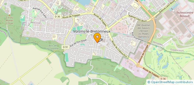 localisation de l'entreprise MONSIEUR GEORGES HIRCHY à VOISINS-LE-BRETONNEUX