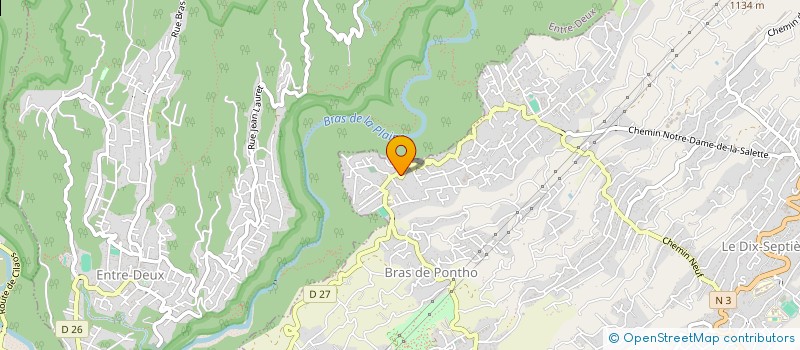 localisation de l'entreprise MONSIEUR GEORGES HOARAU  LE TAMPON