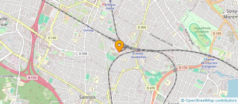 localisation de l'entreprise MONSIEUR GEORGES HOBEIKA  ERMONT