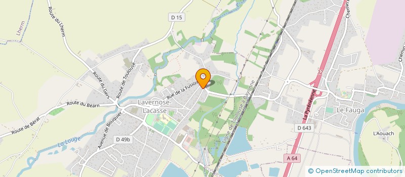 localisation de l'entreprise MONSIEUR GEORGES HODENCQ  LAVERNOSE-LACASSE