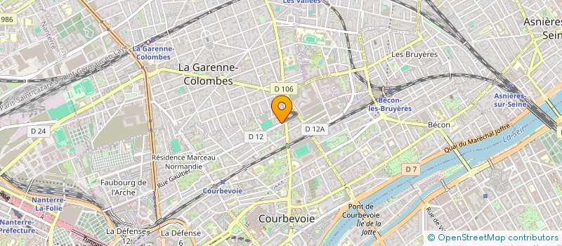 localisation de l'entreprise MONSIEUR GEORGES HOTTE à COURBEVOIE