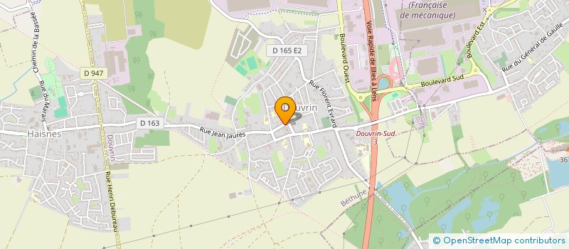 localisation de l'entreprise MONSIEUR GEORGES HOYEZ  DOUVRIN