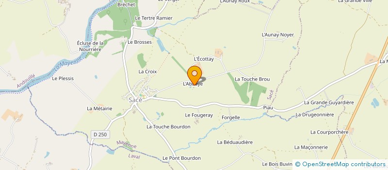localisation de l'entreprise MONSIEUR GEORGES HUBERT à SACE