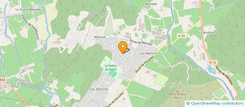 localisation de l'entreprise MONSIEUR GEORGES HUGOUNENQ à LA CRAU