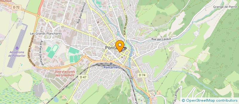 localisation de l'entreprise MONSIEUR GEORGES HUMBERT à PONTARLIER