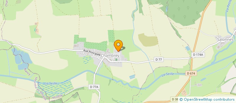 localisation de l'entreprise MONSIEUR GEORGES HUSS  CHAMBREY