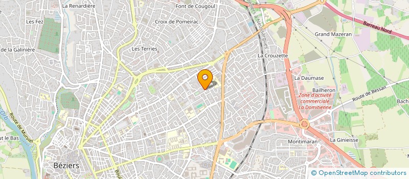 localisation de l'entreprise MONSIEUR GEORGES IANUTOLO  BEZIERS