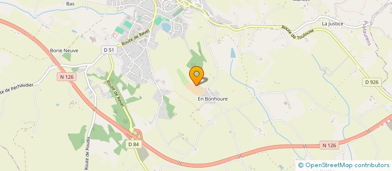 localisation de l'entreprise MONSIEUR GEORGES IMART  PUYLAURENS