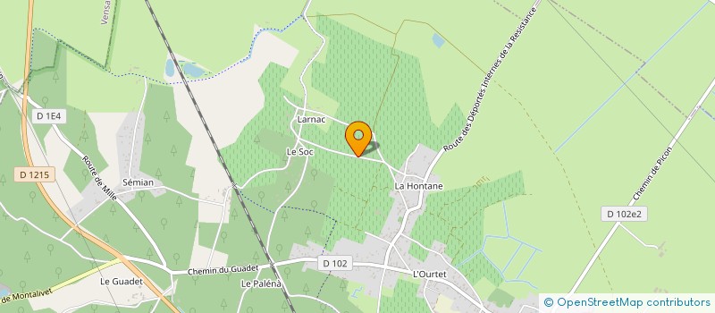 localisation de l'entreprise MONSIEUR GEORGES INDA  QUEYRAC