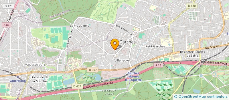 localisation de l'entreprise MONSIEUR GEORGES IONTZEFF à GARCHES