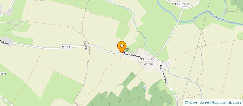 localisation de l'entreprise MONSIEUR GEORGES JACQUEMIER  AVREUIL