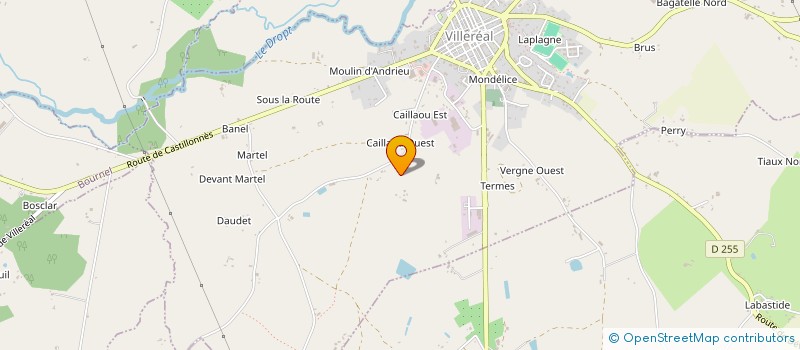 localisation de l'entreprise MONSIEUR GEORGES JACQUET  DOUDRAC