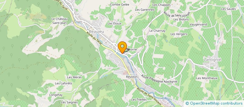 localisation de l'entreprise MONSIEUR GEORGES JACQUET à DEUX-GROSNES