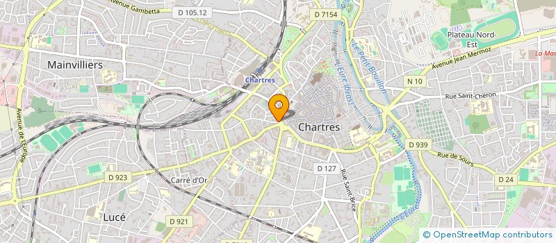 localisation de l'entreprise MONSIEUR GEORGES JALLERAT à CHARTRES