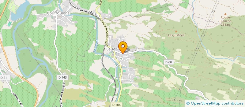 localisation de l'entreprise MONSIEUR GEORGES JAMMES  LEUC