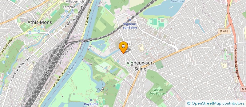localisation de l'entreprise MONSIEUR GEORGES JAROSZ à VIGNEUX-SUR-SEINE