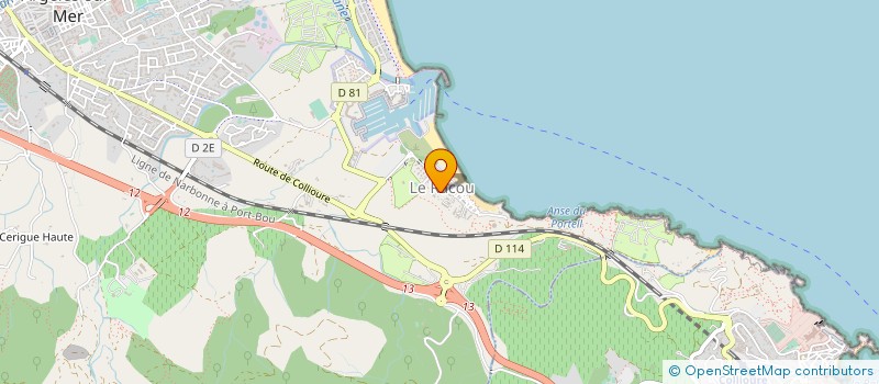 localisation de l'entreprise MONSIEUR GEORGES JAUME  ARGELES-SUR-MER