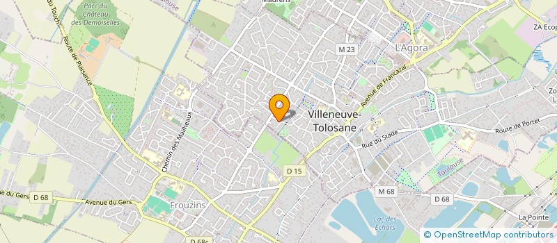 localisation de l'entreprise MONSIEUR GEORGES JEAN à VILLENEUVE-TOLOSANE