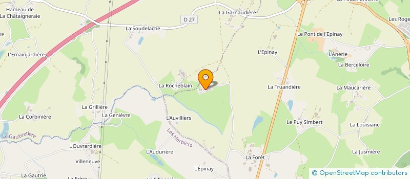 localisation de l'entreprise MONSIEUR GEORGES JOBARD  SAINT-MARTIN-DES-TILLEULS