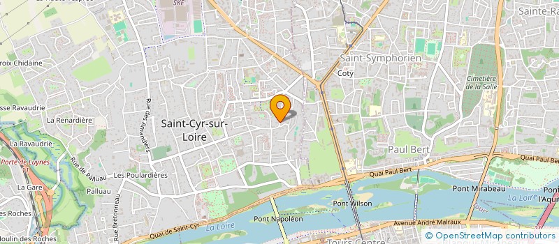 localisation de l'entreprise MONSIEUR GEORGES JOSEPH  SAINT CYR SUR LOIRE