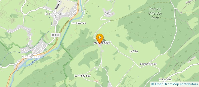 localisation de l'entreprise MONSIEUR GEORGES JOUILLE  VILLE-DU-PONT