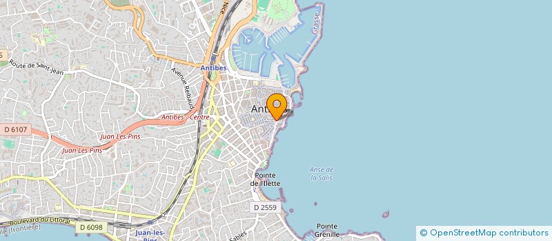 localisation de l'entreprise MONSIEUR GEORGES JOYET à ANTIBES