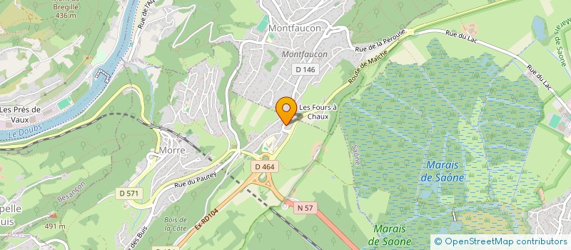 localisation de l'entreprise MONSIEUR GEORGES JUILLET  MORRE