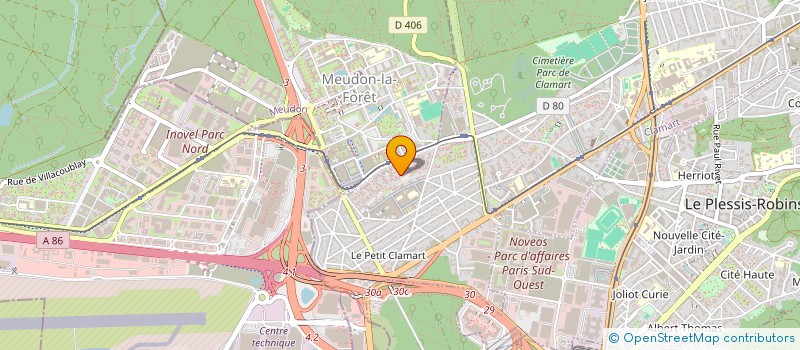 localisation de l'entreprise MONSIEUR GEORGES KABABJIAN à CLAMART