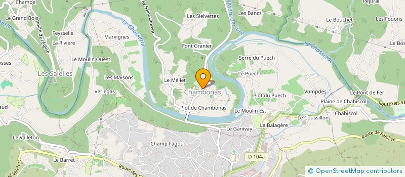localisation de l'entreprise MONSIEUR GEORGES KAFIAN à CHAMBONAS