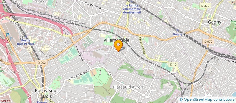 localisation de l'entreprise MONSIEUR GEORGES KARAOGLANIAN à VILLEMOMBLE