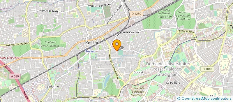 localisation de l'entreprise MONSIEUR GEORGES KAYAL  PESSAC